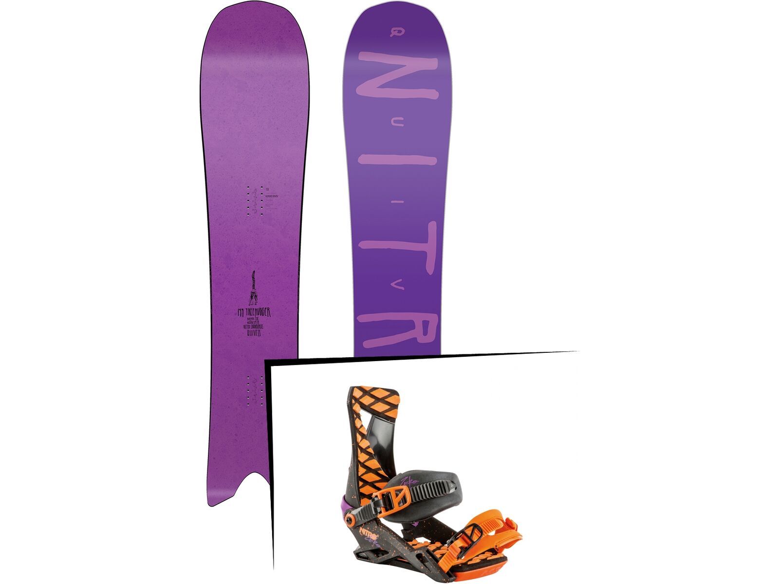 Set: Nitro Quiver Treehugger 2019 + Nitro Zero throwback | Bild 1