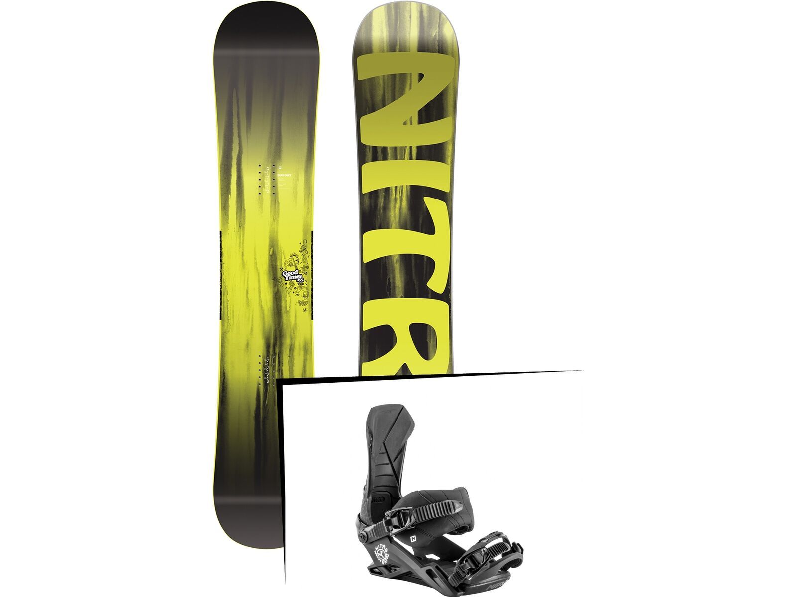 Set: Nitro Good Times Wide 2019 + Nitro Team Nitro x drink water | Bild 1