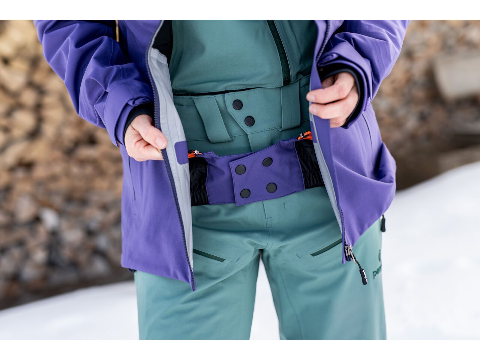 Penguin Frauen 3 Lagen Dermizax Shell Jacke, purple | Bild 8