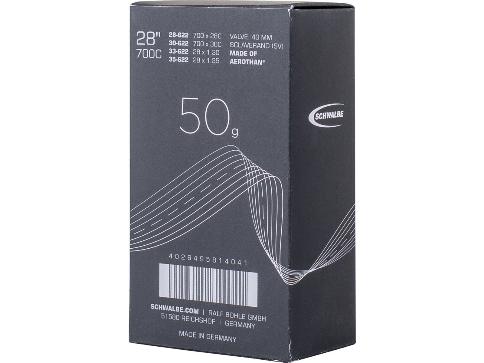 Schwalbe Aerothan Tube SV 16E 28/700C Endurance Race - 28/35-622 / 40 mm | Bild 2