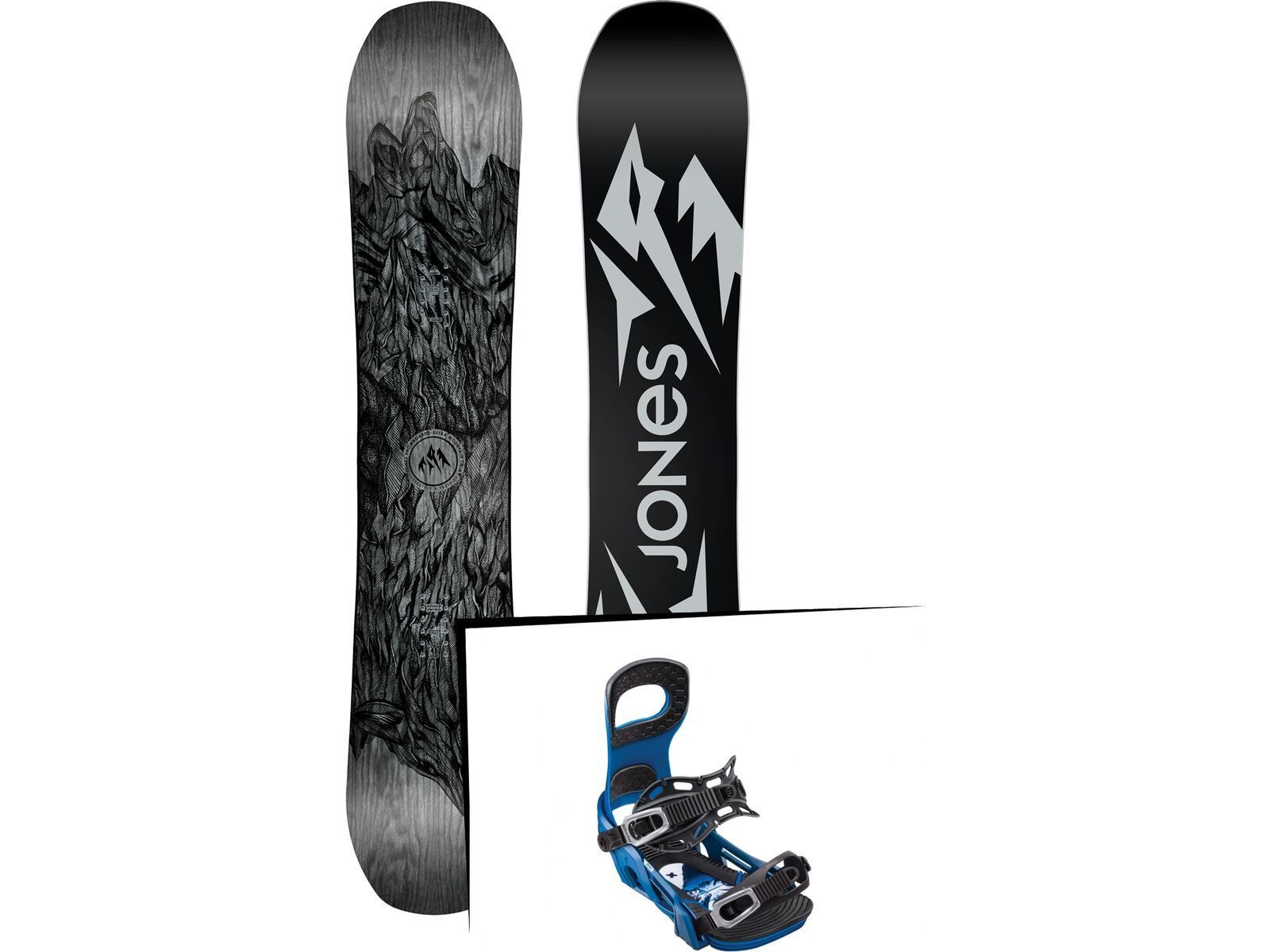 Set: Jones Ultra Mountain Twin Wide 2019 + Bent Metal Joint blue | Bild 1
