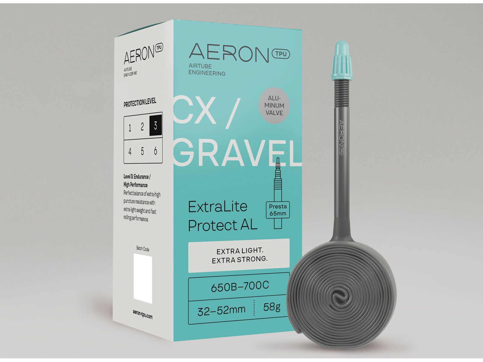 Aeron CX/Gravel - ExtraLite Protect AL / 32-52 / SV65 / 650B-700C | Bild 4