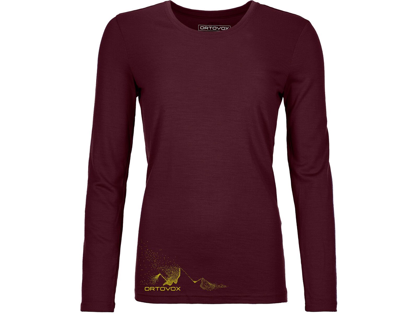 Ortovox 185 Merino Logo Spray LS W, dark wine | Bild 1