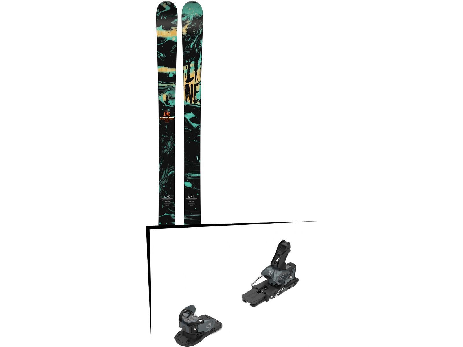 Set: Line Chronic 2018 + Salomon Warden MNC 13 black/grey | Bild 1