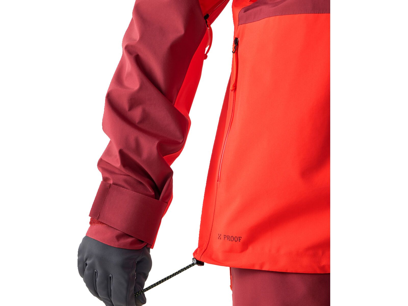 Haglöfs Alper Proof Jacket Men, carmine red/tech red | Bild 7