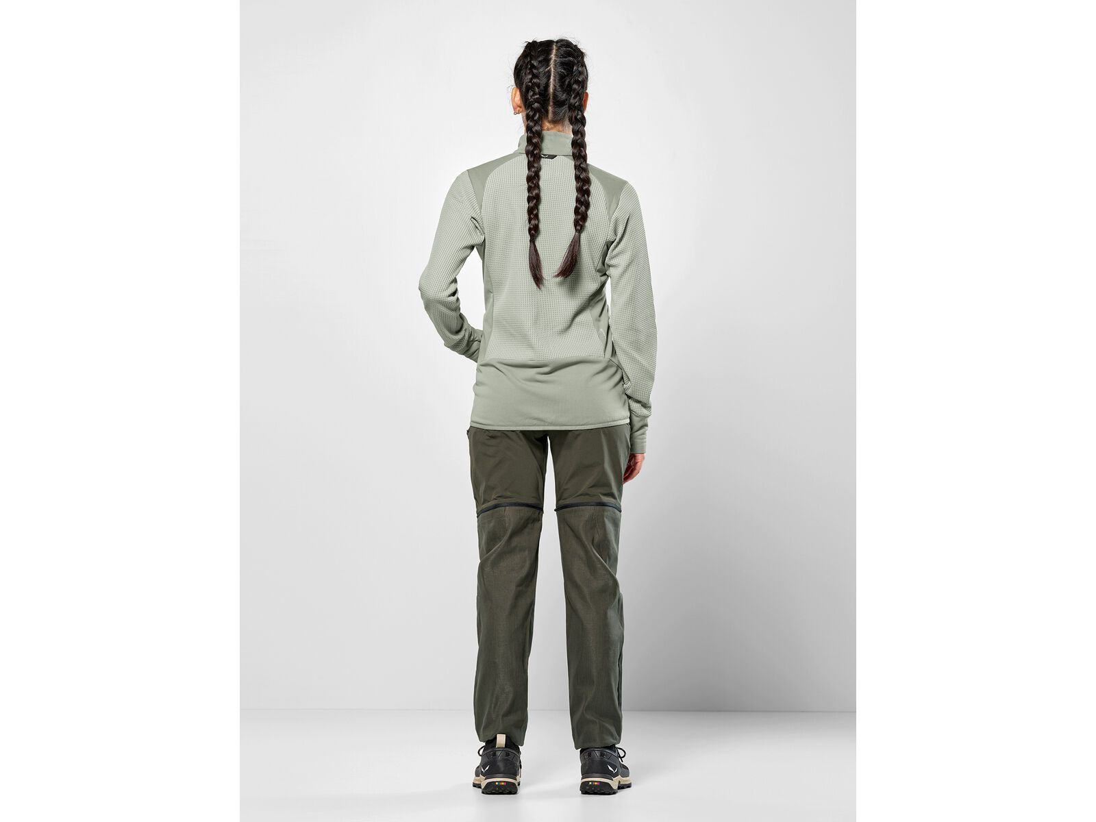 Salewa Puez Waffle Hybrid Polarlite Jacke Damen, shadow | Bild 4