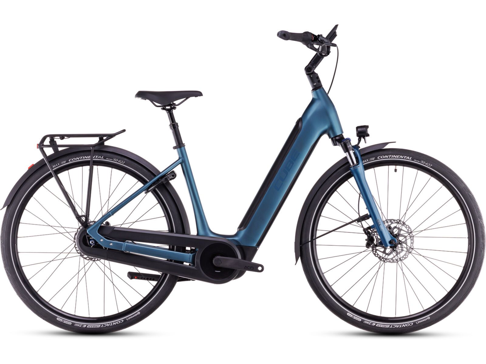 Cube Supreme RT Hybrid Comfort EXC 500 Easy Entry 28, blue´n´black | Bild 1