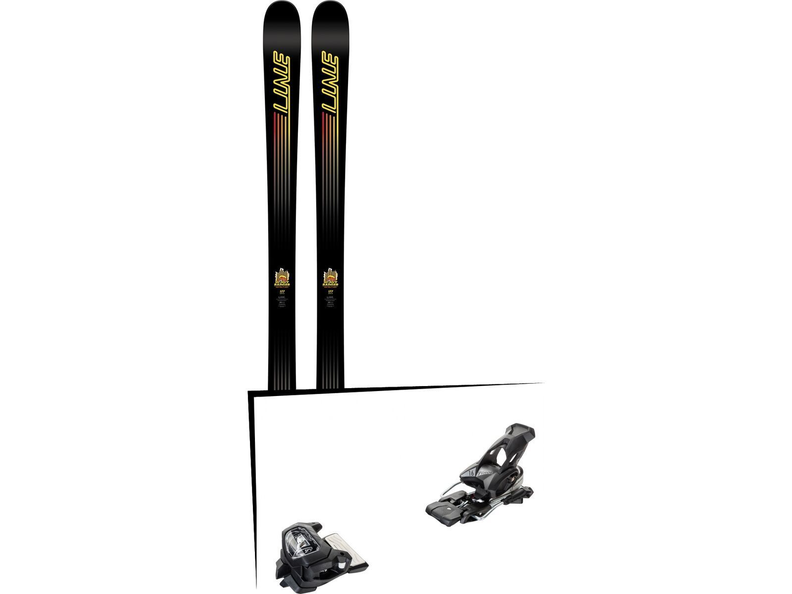 Set: Line Honey Badger 2018 + Tyrolia Attack² 16 GW solid black | Bild 1