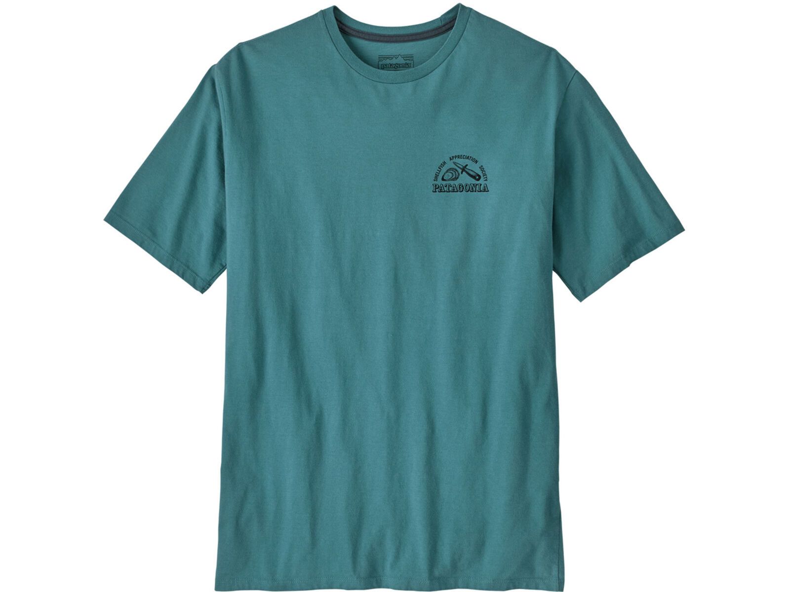 Patagonia Men's Aquatic Action Organic T-Shirt Shellfish Society, wetland blue | Bild 1