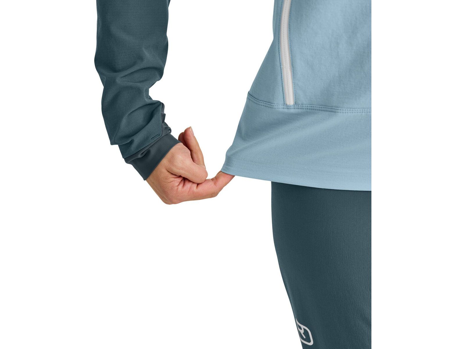 Ortovox Merino Airsolation Punta Berrino Hooded Jacket W, white chalk | Bild 4