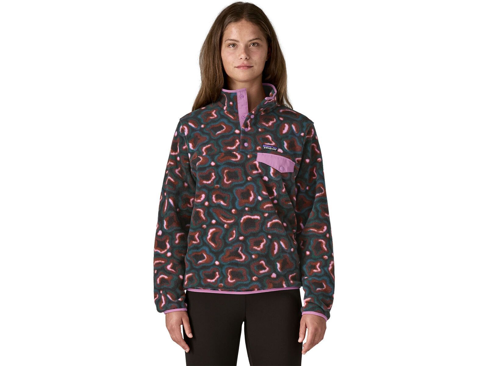 Patagonia Women's Lightweight Synchilla Snap-T Pullover Soft Spirea, dried vanilla | Bild 2