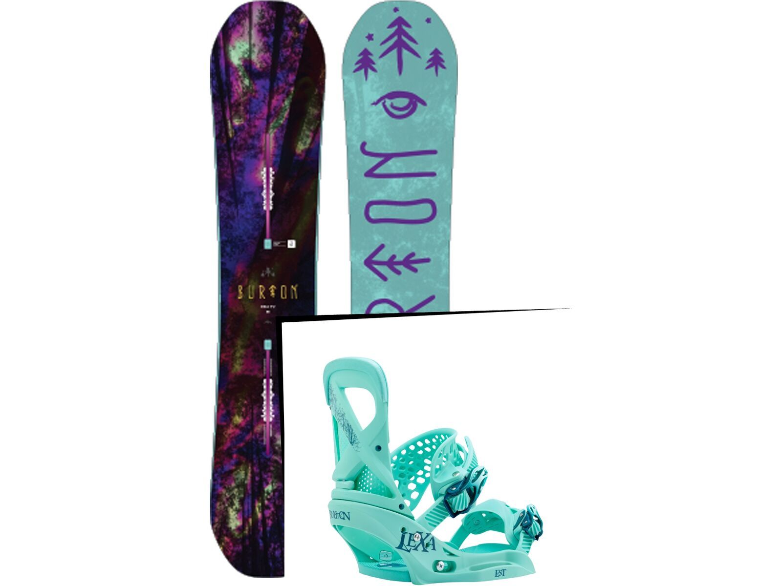 Set: Burton Deja Vu Flying V 2017 +  Lexa EST (1712834S) | Bild 1