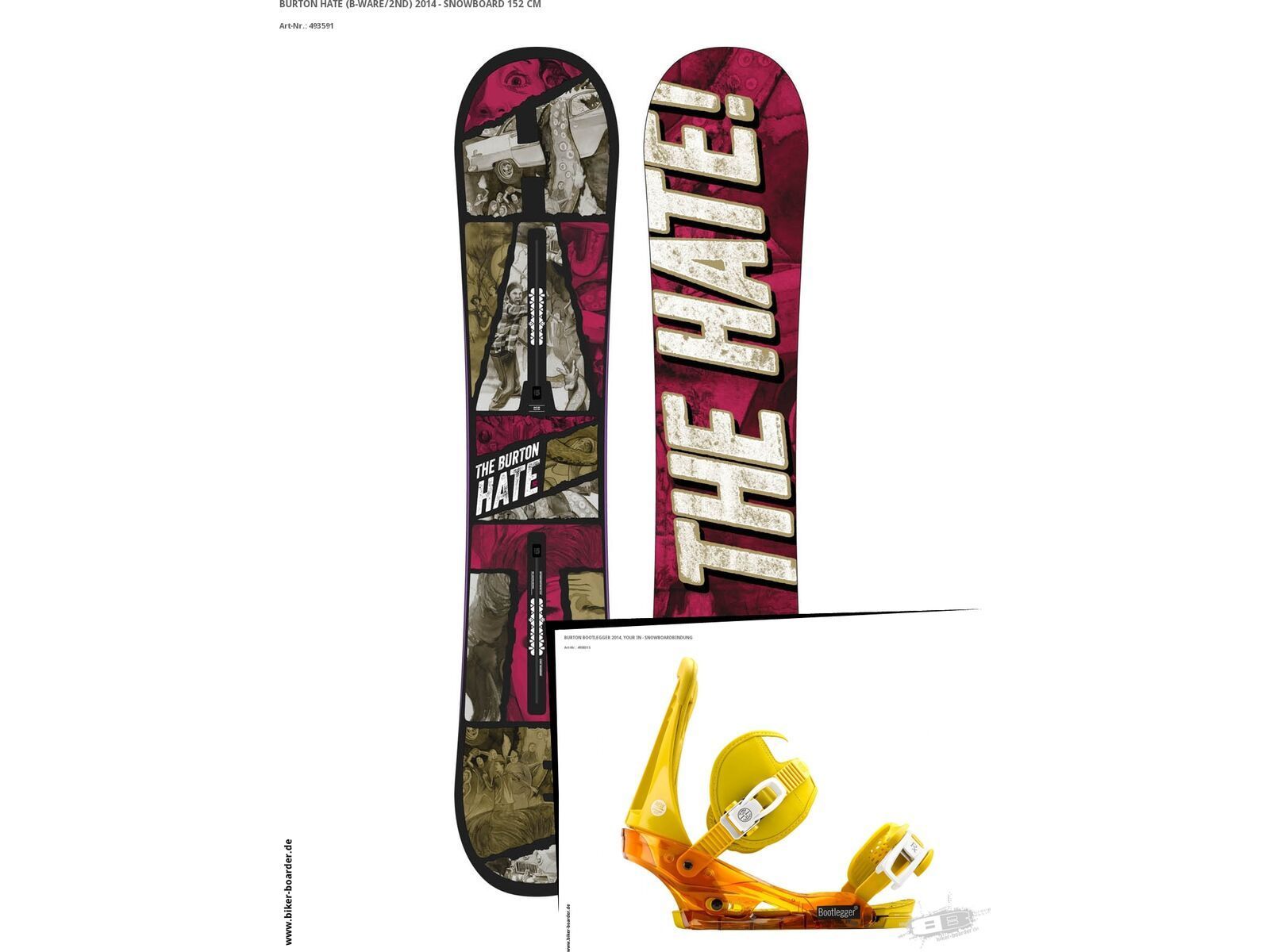 Set: Burton Hate  +  Bootlegger (493831S) | Bild 1