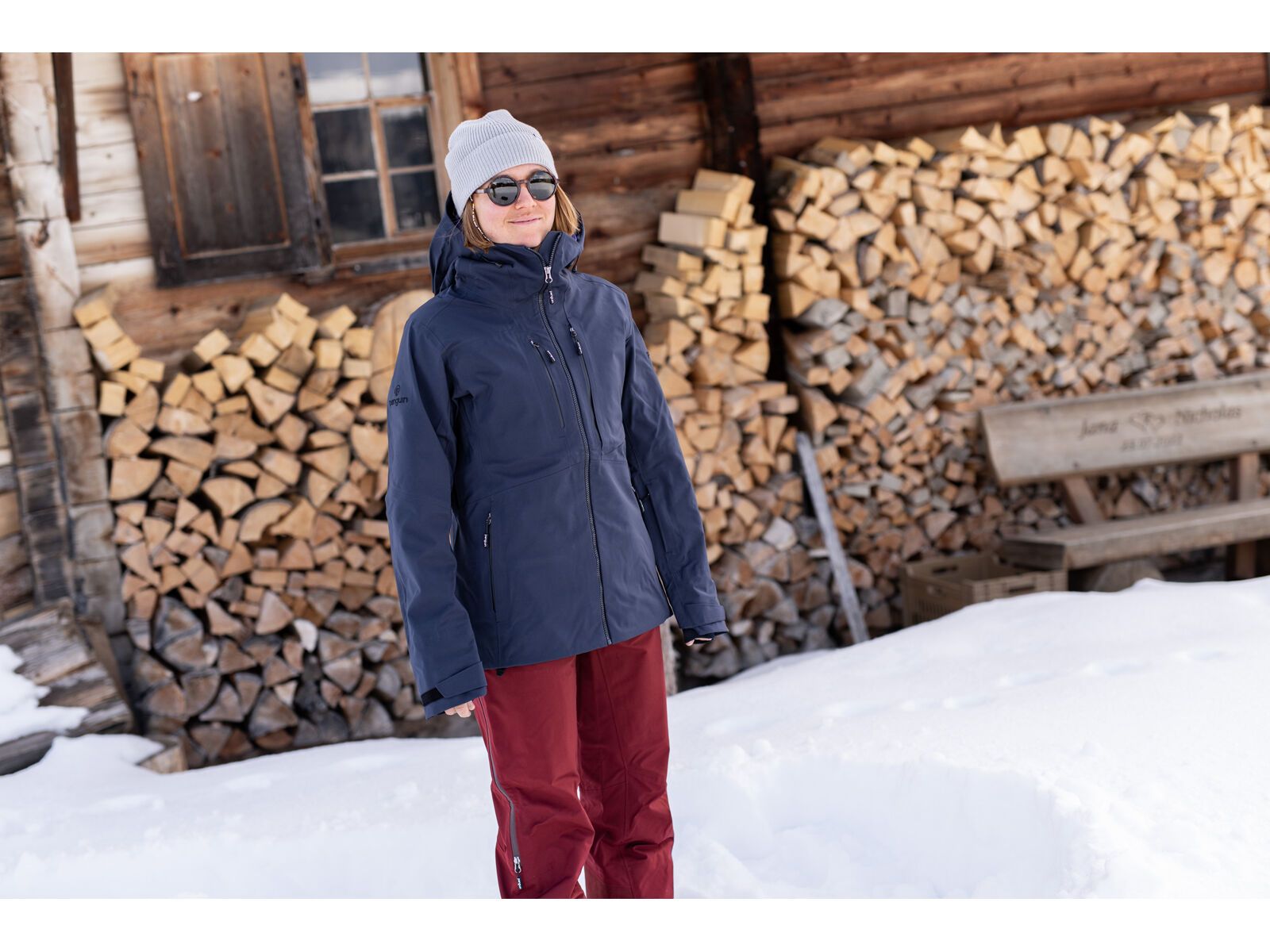 Penguin Frauen 3 Lagen Dermizax Shell Jacke, midnight | Bild 2