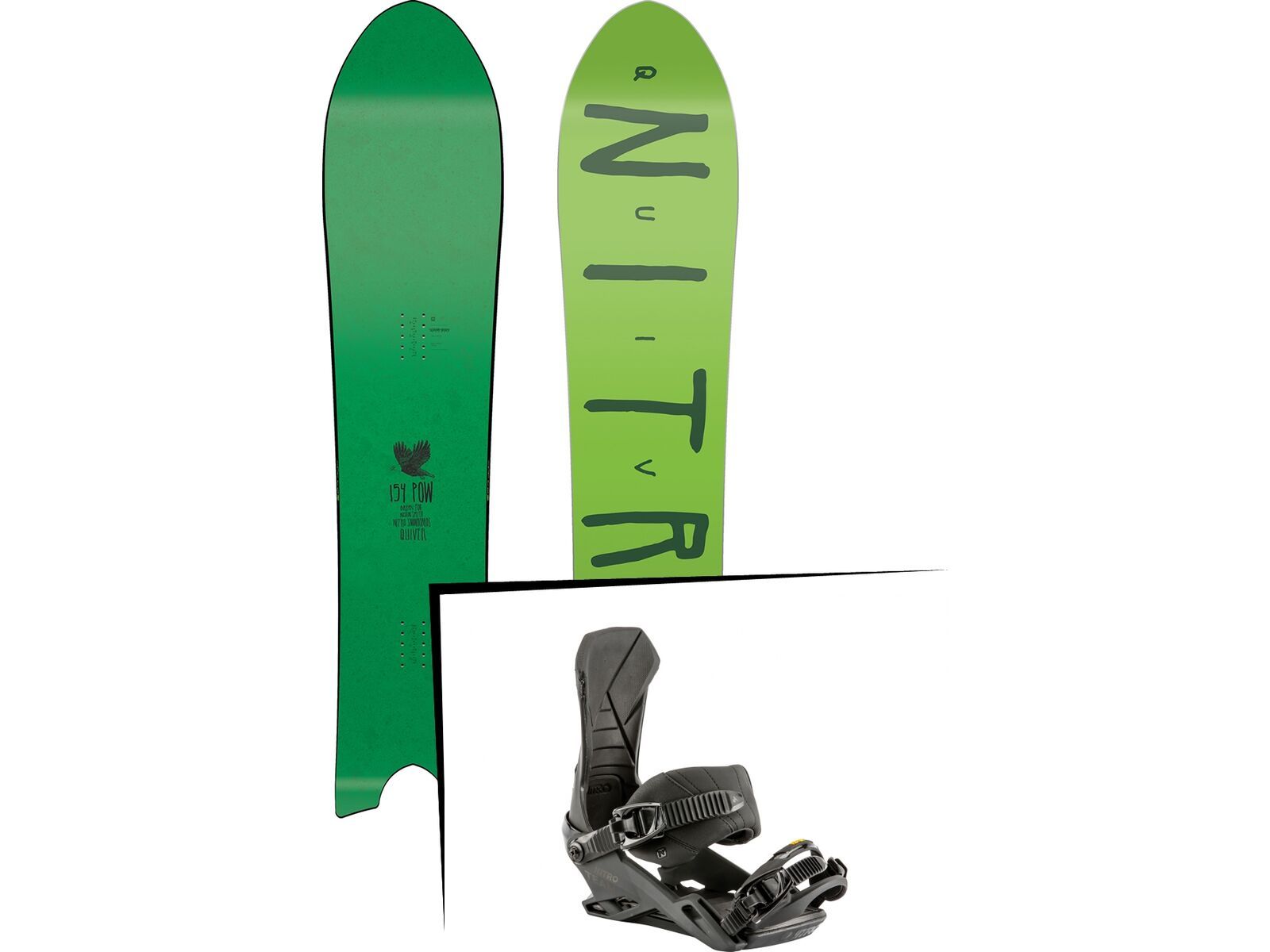 Set: Nitro Quiver Pow 2019 + Nitro Team dark night | Bild 1