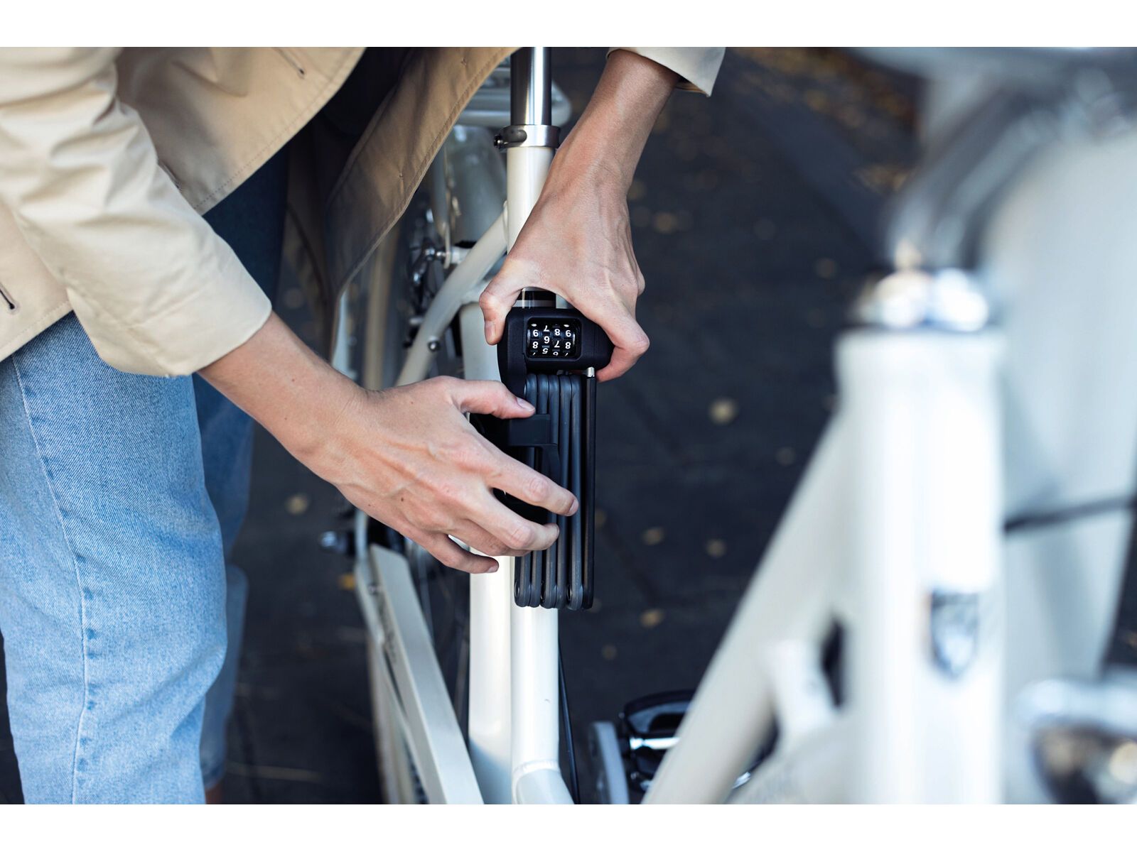 Abus Bordo Lite 6055C/85 + Halter SH, black | Bild 6