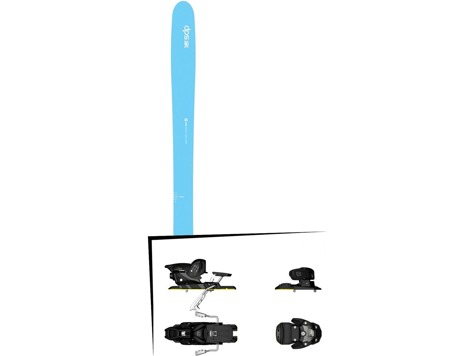 DPS Skis Set: Nina 99 Hybrid 2016 + Salomon Warden MNC 13 | Bild 1