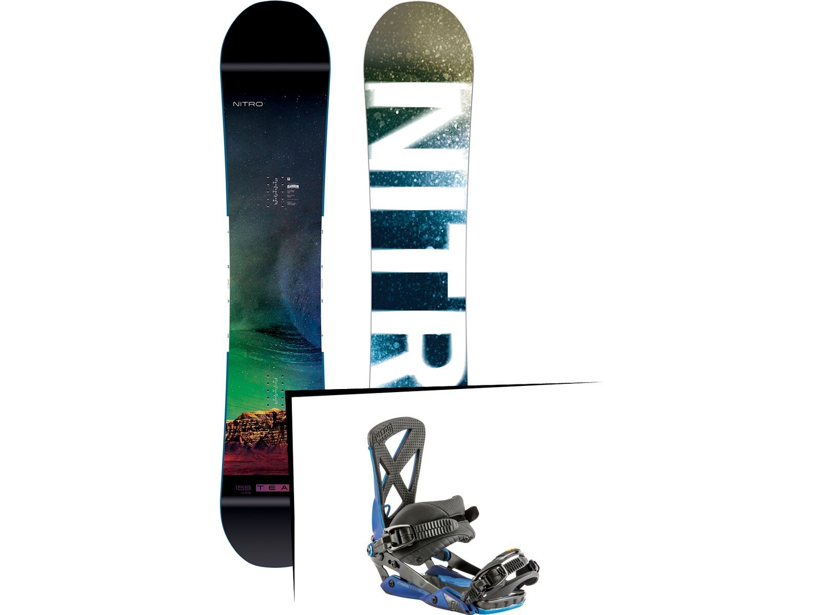 Set: Nitro Team Exposure Wide 2019 + Nitro Phantom blue rover | Bild 1