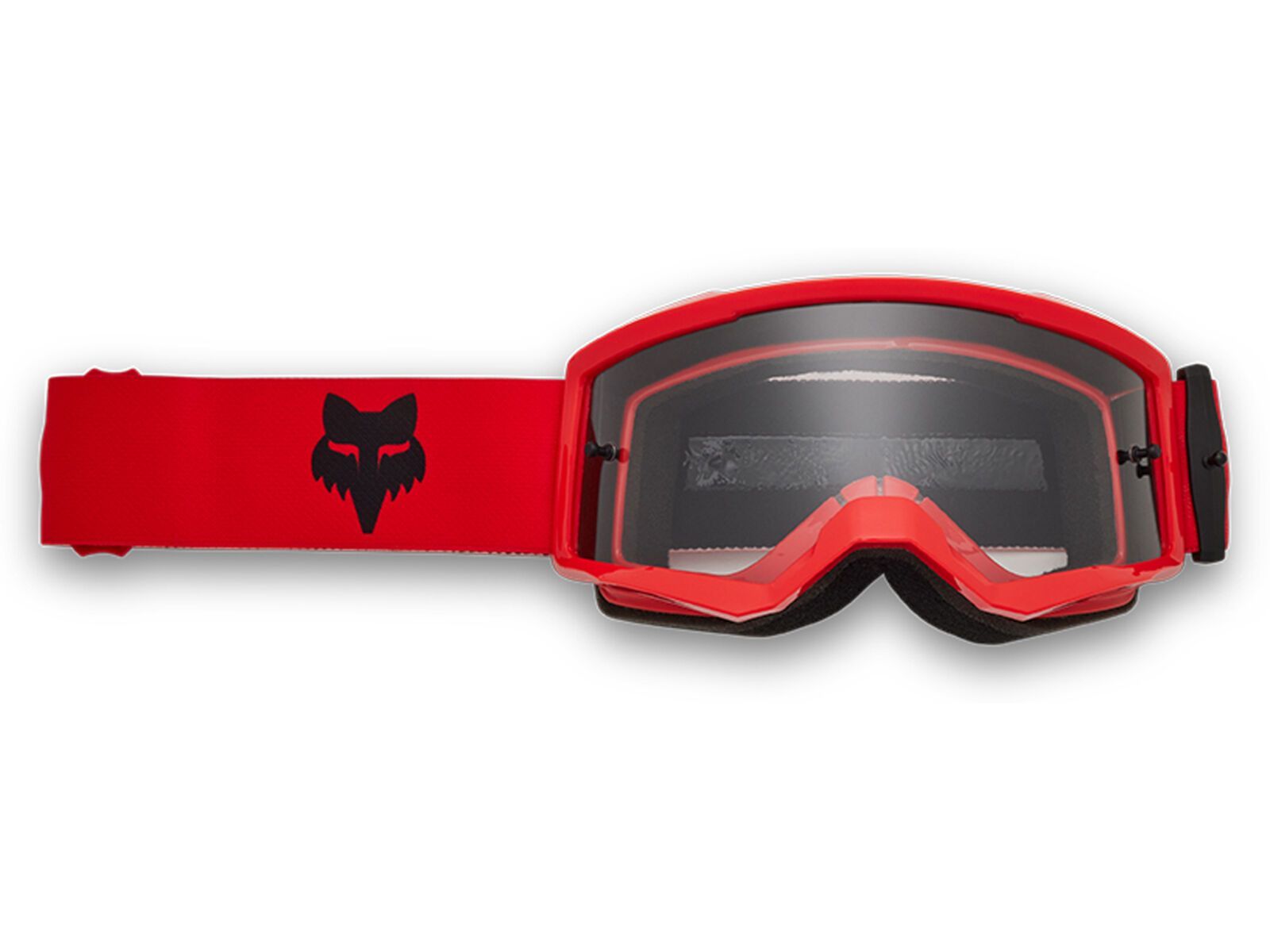 Fox Youth Main Core Goggle, Clear / fluorescent red | Bild 1