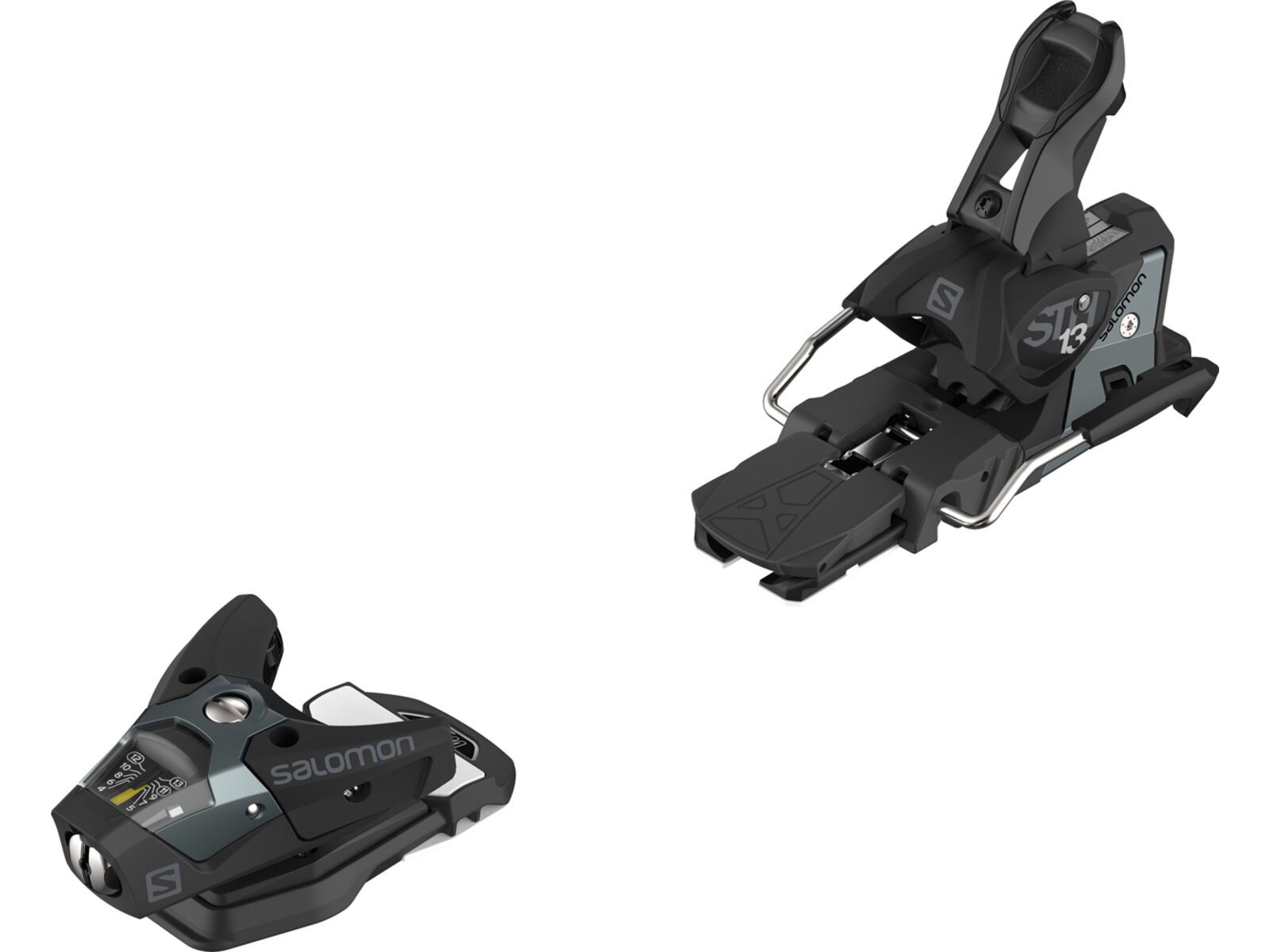 Set: Icelantic Sabre 89 2018 + Salomon STH2 WTR 13 black/dark grey | Bild 3