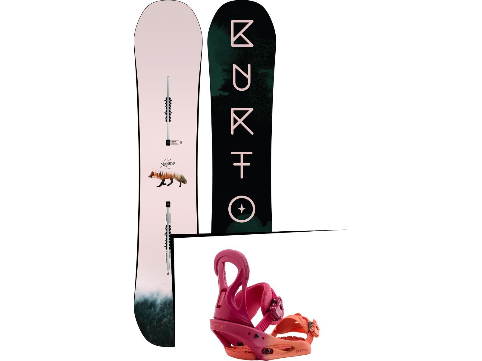 Set: Burton Yeasayer Flying V 2019 +  Stiletto (2218489S) | Bild 1