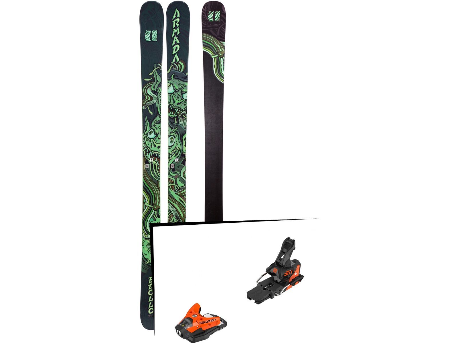 Set: Armada Edollo 2019 + Salomon STH2 WTR 13 orange/black | Bild 1