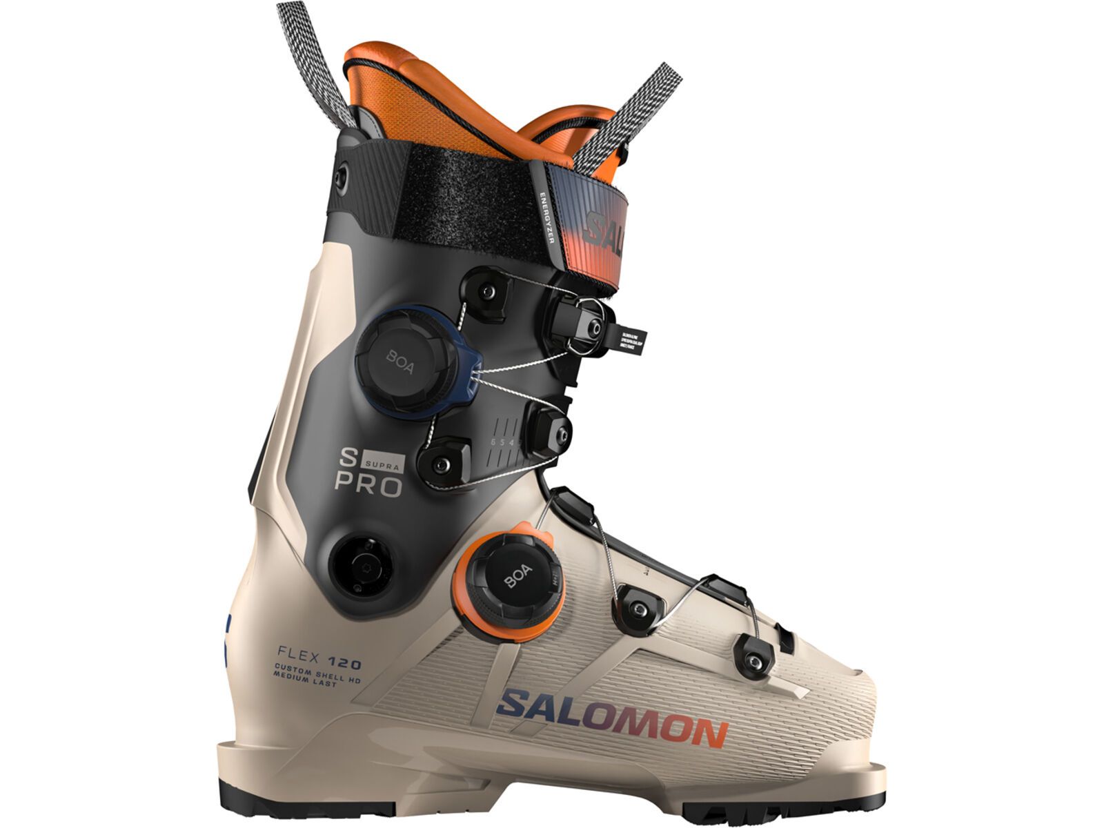 Salomon S/Pro Supra Dual BOA 120 GW, humus/black/orange tiger | Bild 1