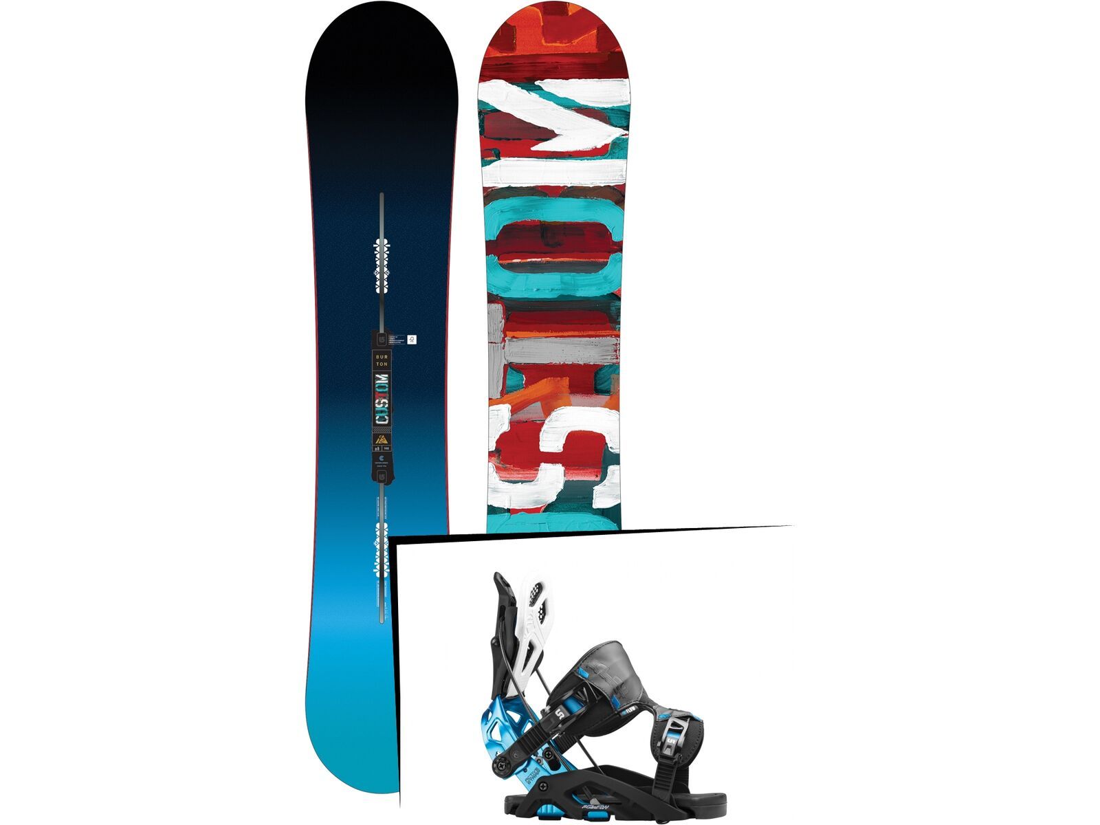 Set: Burton Custom 2017 + Flow Fuse-GT (1513133S) | Bild 1