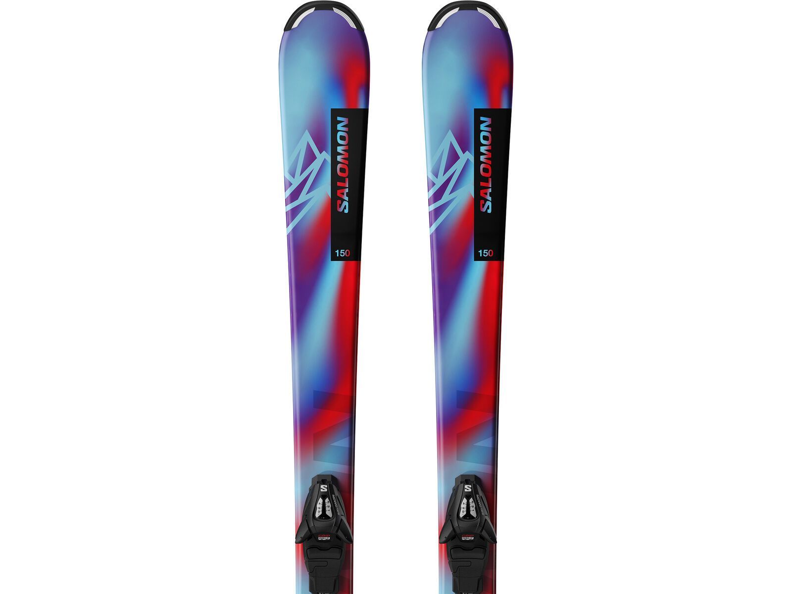 Salomon QST S + C5 GW J75, pastel neon blue 3/poppy red/black | Bild 4