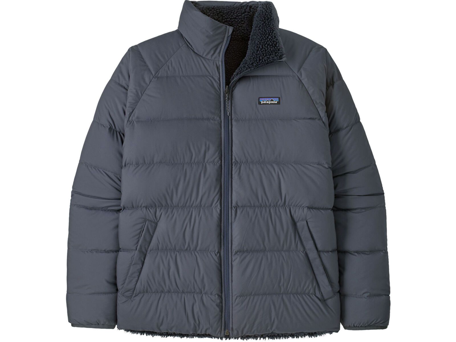 Patagonia Men's Reversible Silent Down Jacket, smolder blue | Bild 2