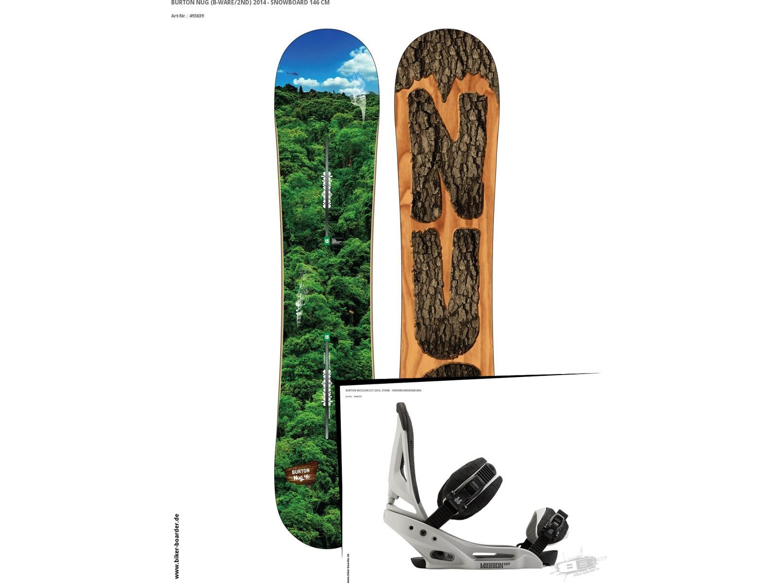Set: Burton Nug  +  Mission EST (494022S) | Bild 1