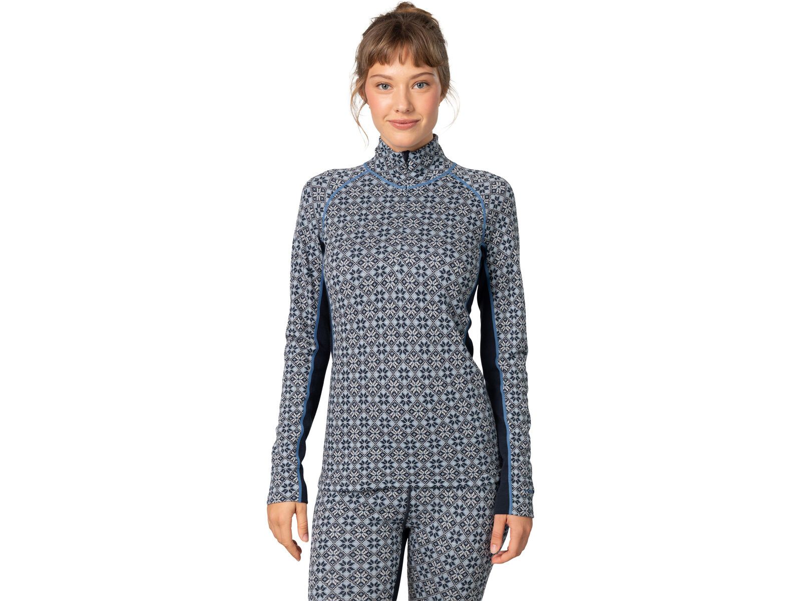 Kari Traa Rose Light Half Zip Baselayer, dark navy blue | Bild 3