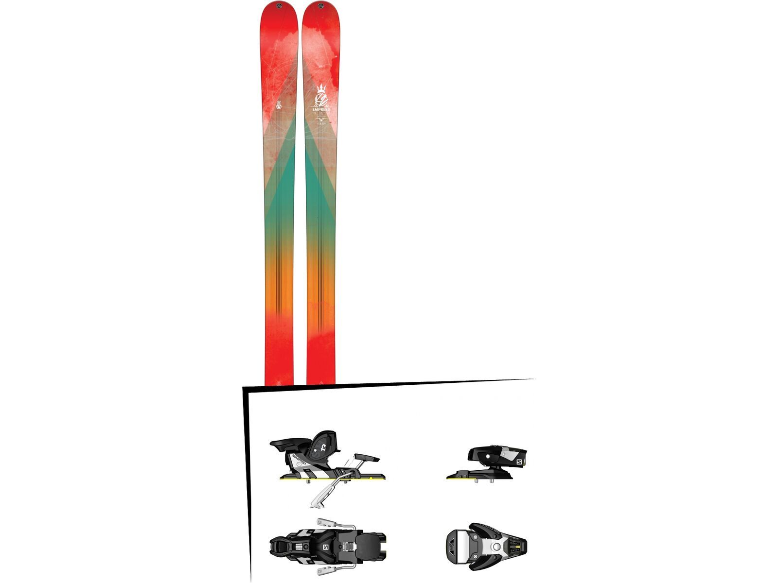 Set: K2 SKI Empress 2017 + Salomon STH2 WTR 13 (1456103) | Bild 1