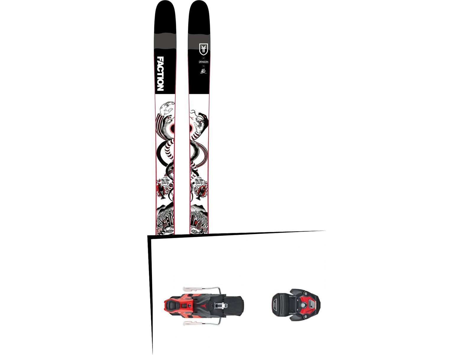 Set: Faction Prodigy 3.0 Collab 2019 + Atomic Warden MNC 13 black/red | Bild 1