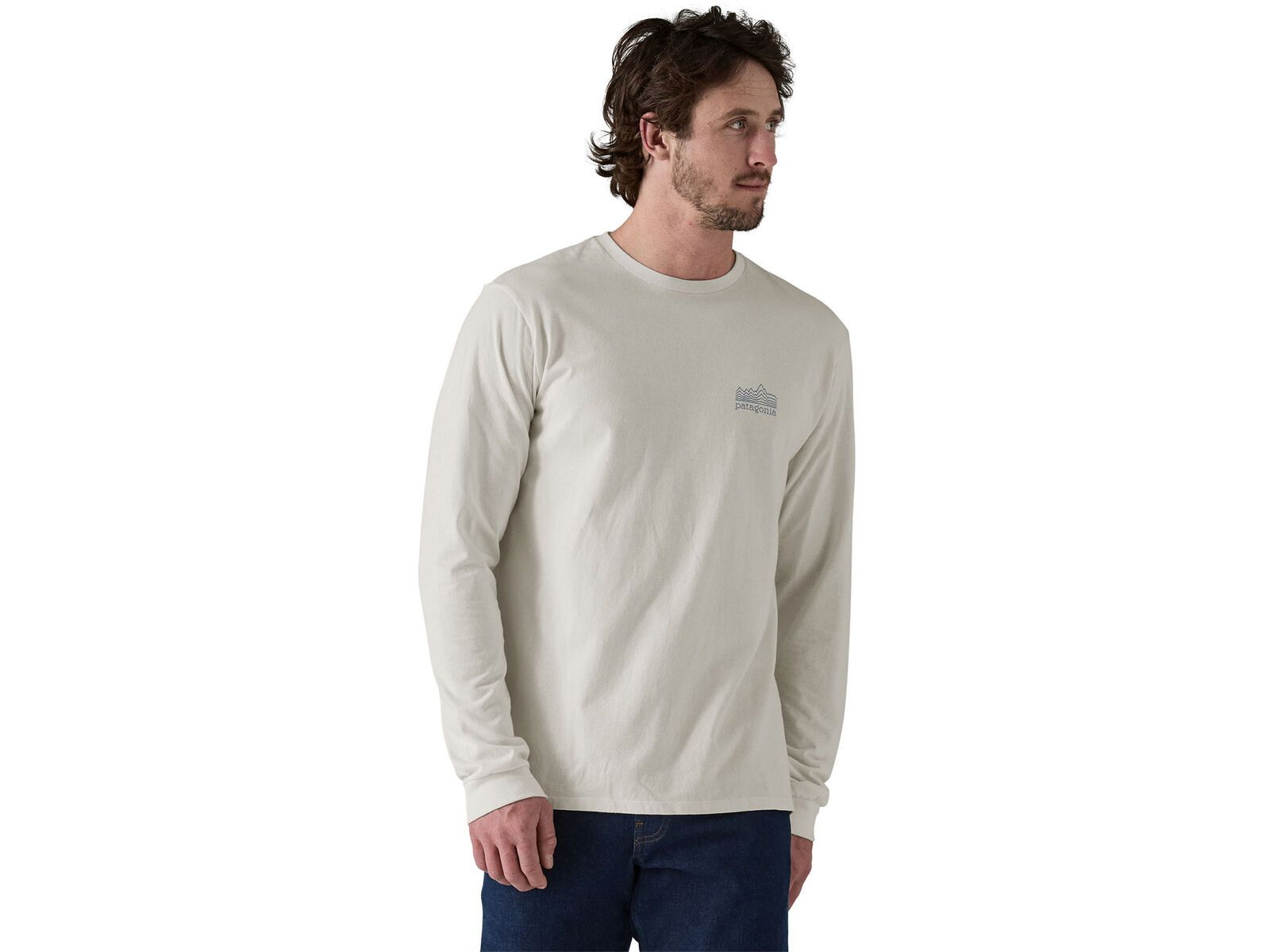 Patagonia Long-Sleeved Strataspire Responsibili-Tee, birch white | Bild 2