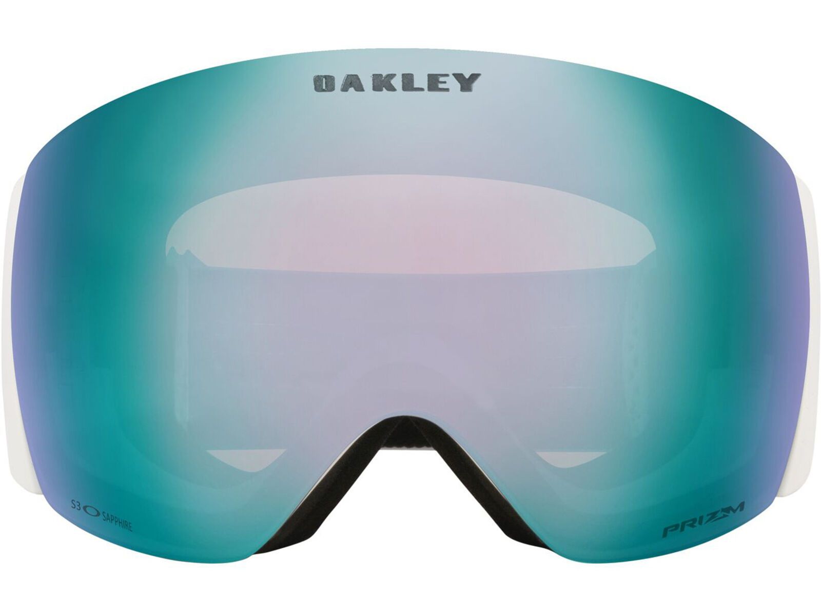 Oakley Flight Deck Pro L, Prizm Snow Sapphire Iridium & Iced / matte white | Bild 3