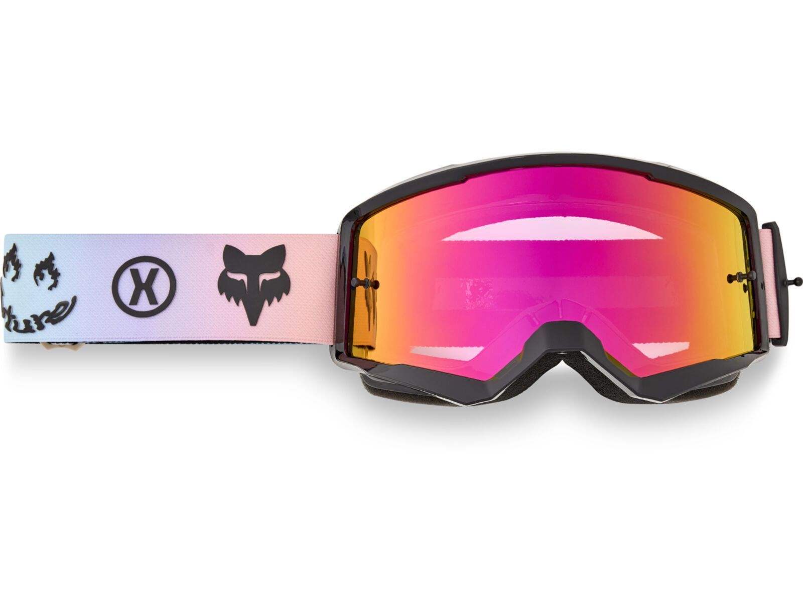 Fox Main Goggle Hello Future, Mirror / light blue | Bild 1