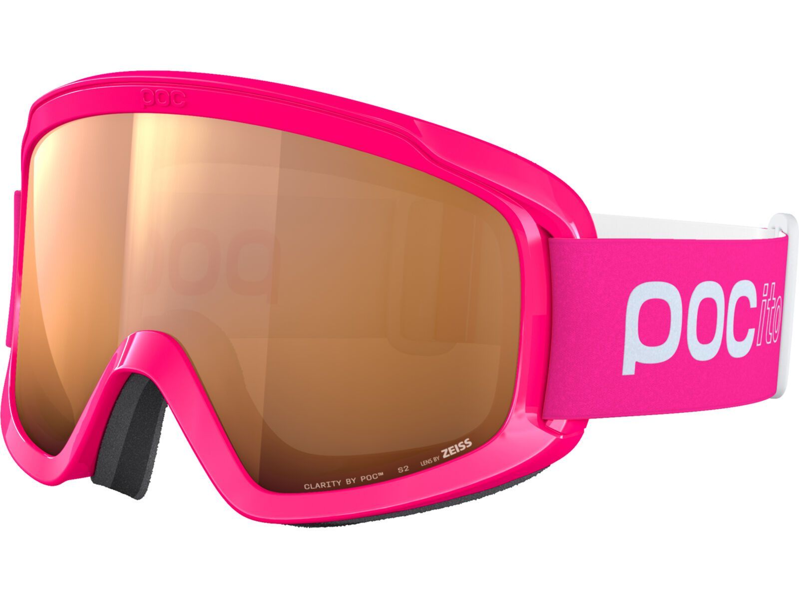 POC POCito Opsin, Clarity Partly Sunny Light Orange / fluorescent pink | Bild 1