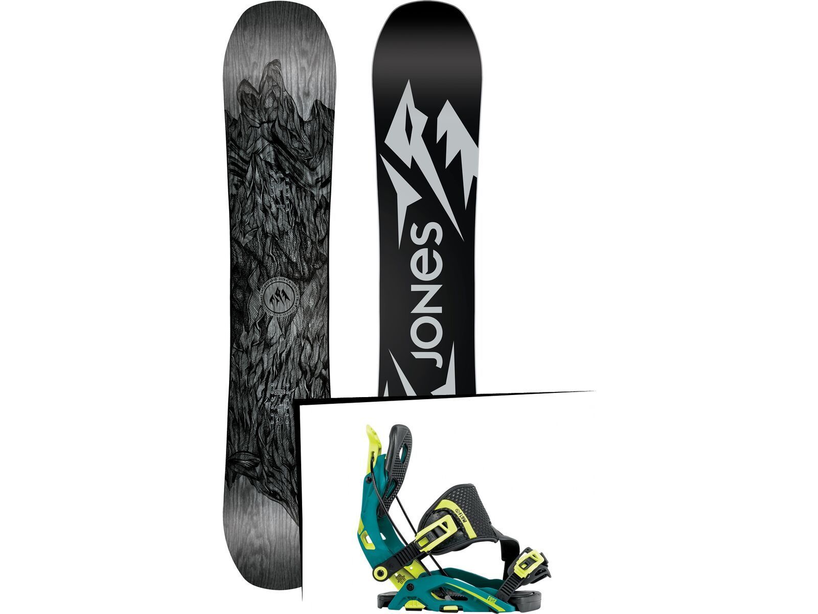 Set: Jones Ultra Mountain Twin 2019 + Flow Fuse (1908457S) | Bild 1
