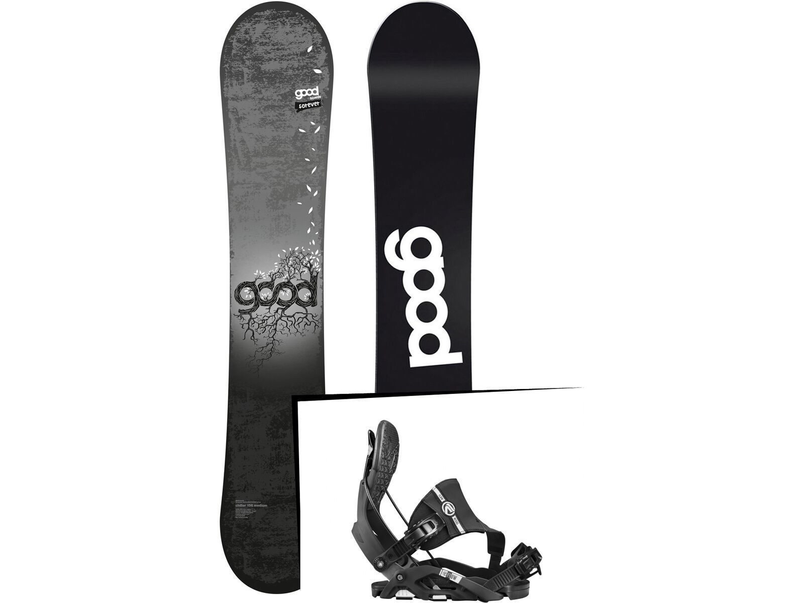 Set: goodboards Chiller Men 2017 + Flow Nexus Hybrid (1718375S) | Bild 1