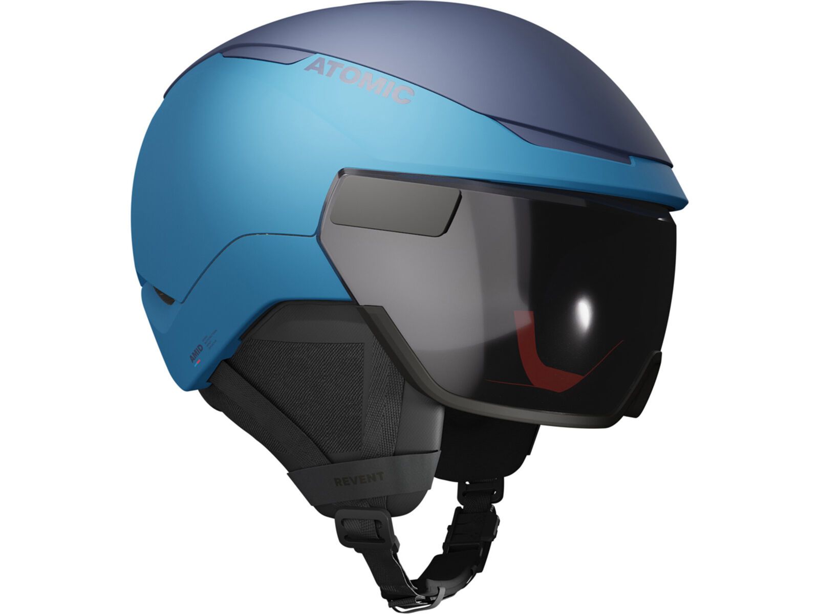 Atomic Revent GT AMID Visor, Silver HD / blue | Bild 4