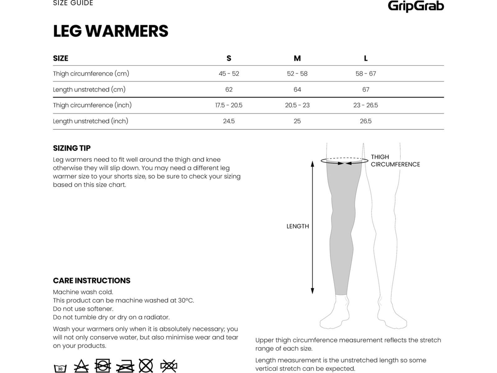 GripGrap AquaRepel 2 Water-Resistant Leg Warmers, black | Bild 7