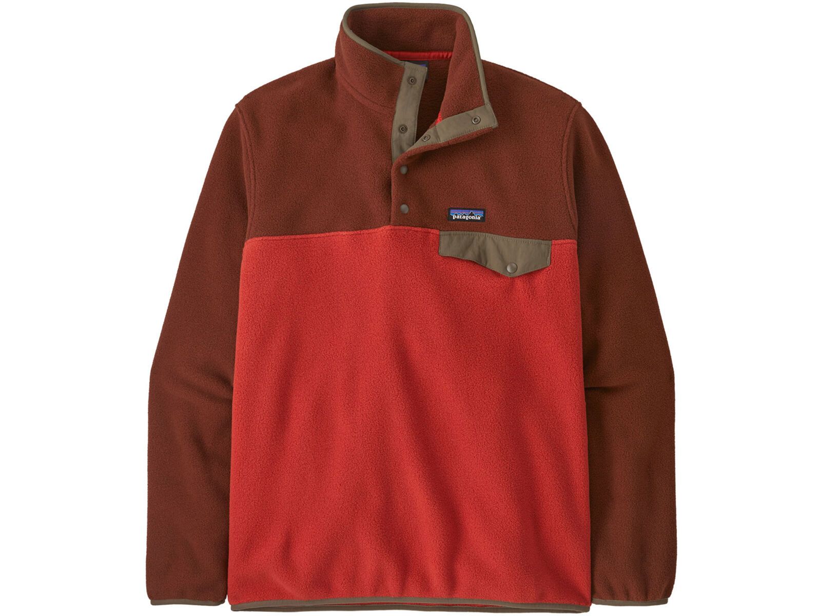 Patagonia Men's Lightweight Synchilla Snap-T Pullover, amanita red | Bild 1
