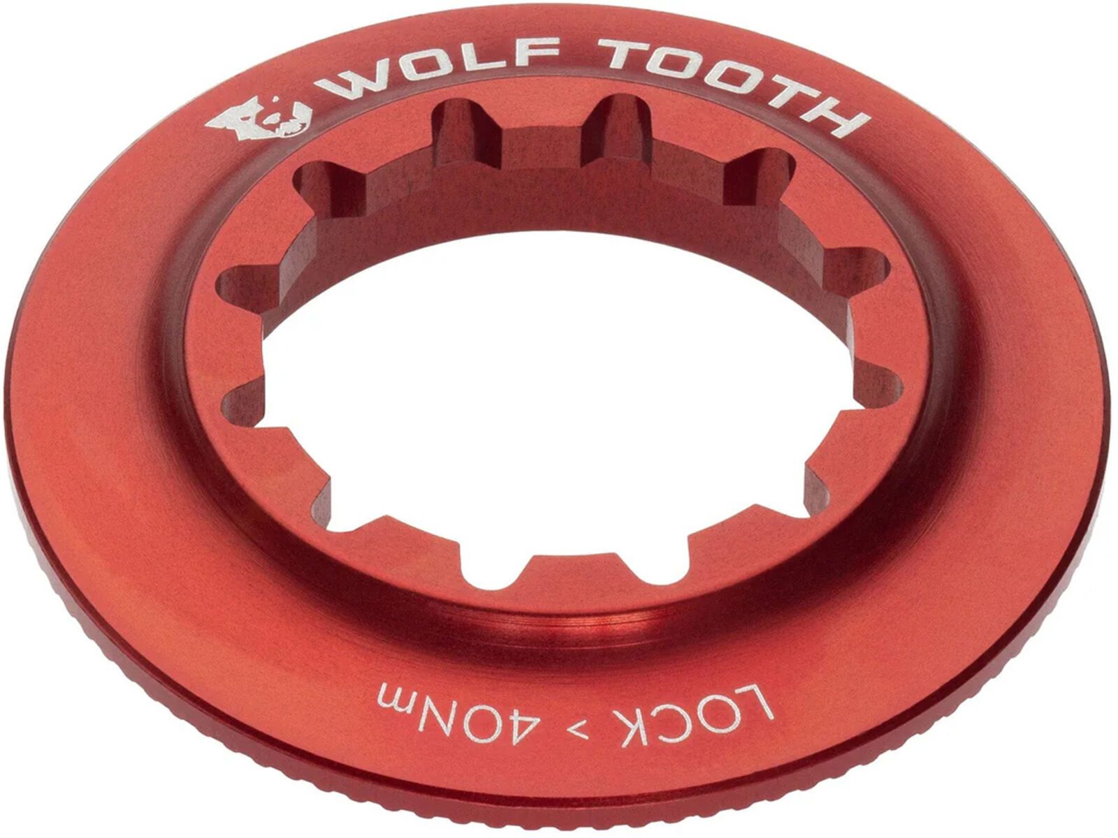 Wolf Tooth Centerlock Rotor Lockring - Innenverzahnung, red | Bild 1