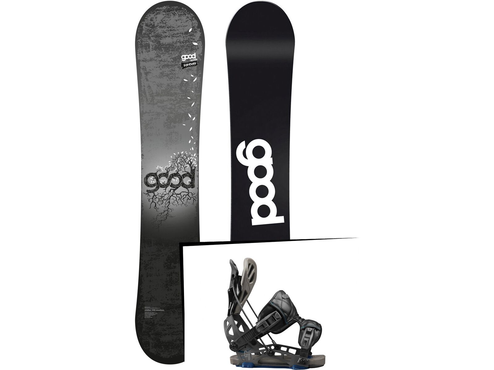 Set: goodboards Chiller Men 2017 + Flow NX2-GT (1718315S) | Bild 1