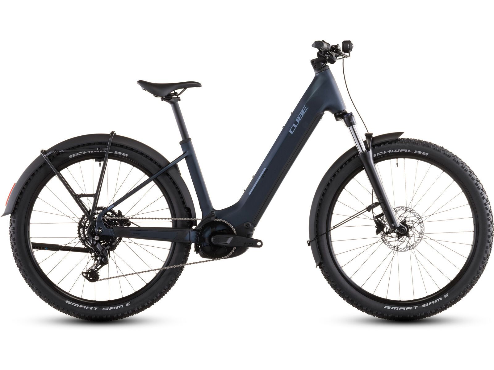 Cube Reaction Hybrid Performance 600 FE Easy Entry 27.5, indigoblue´n´reflex | Bild 1