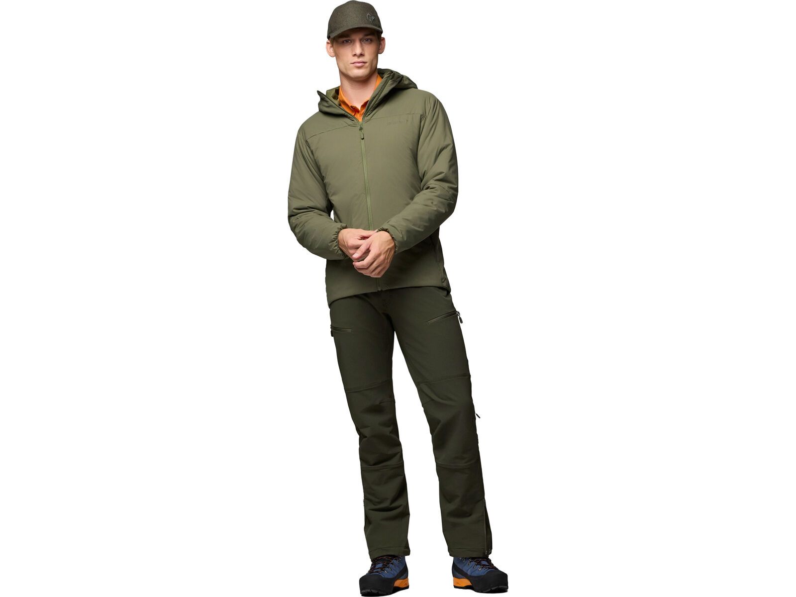 Norrona femund thermo60 Zip Hood M's, olive night | Bild 6