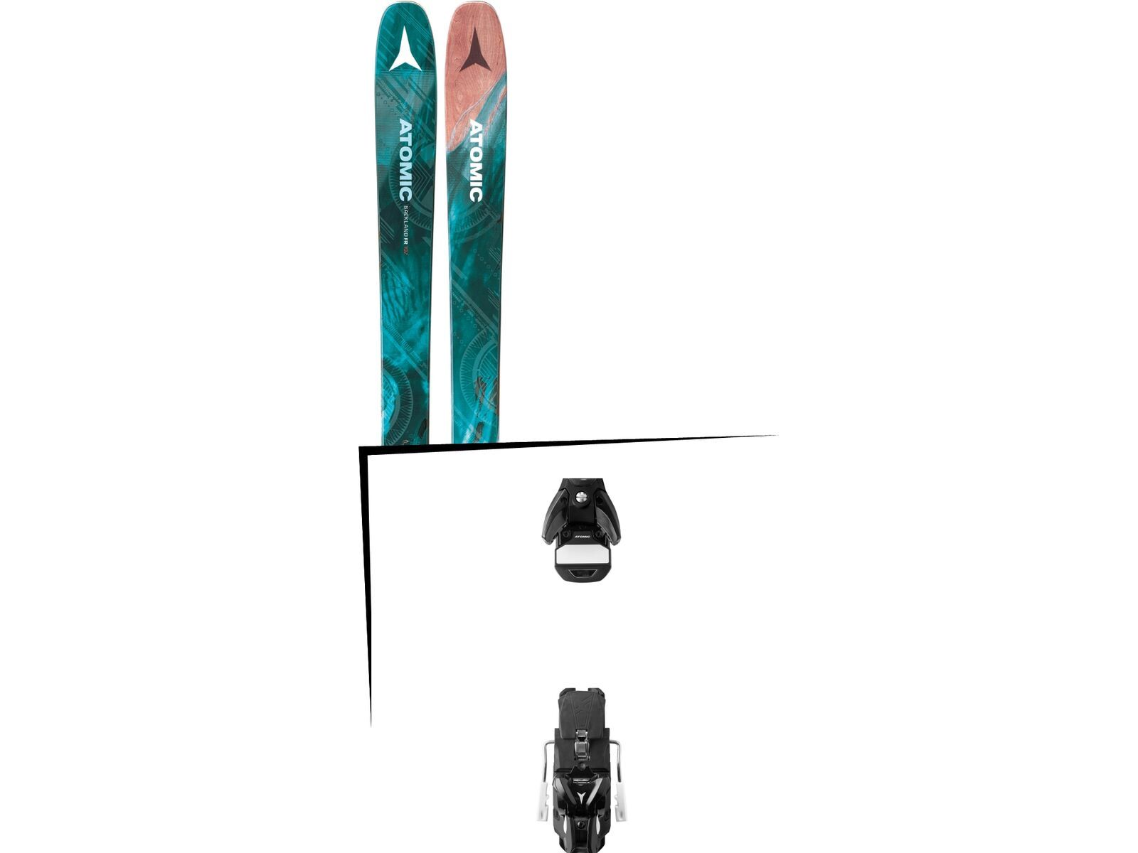 Set: Atomic Backland FR 102 W 2018 + Atomic STH 13 WTR black/gun metal | Bild 1