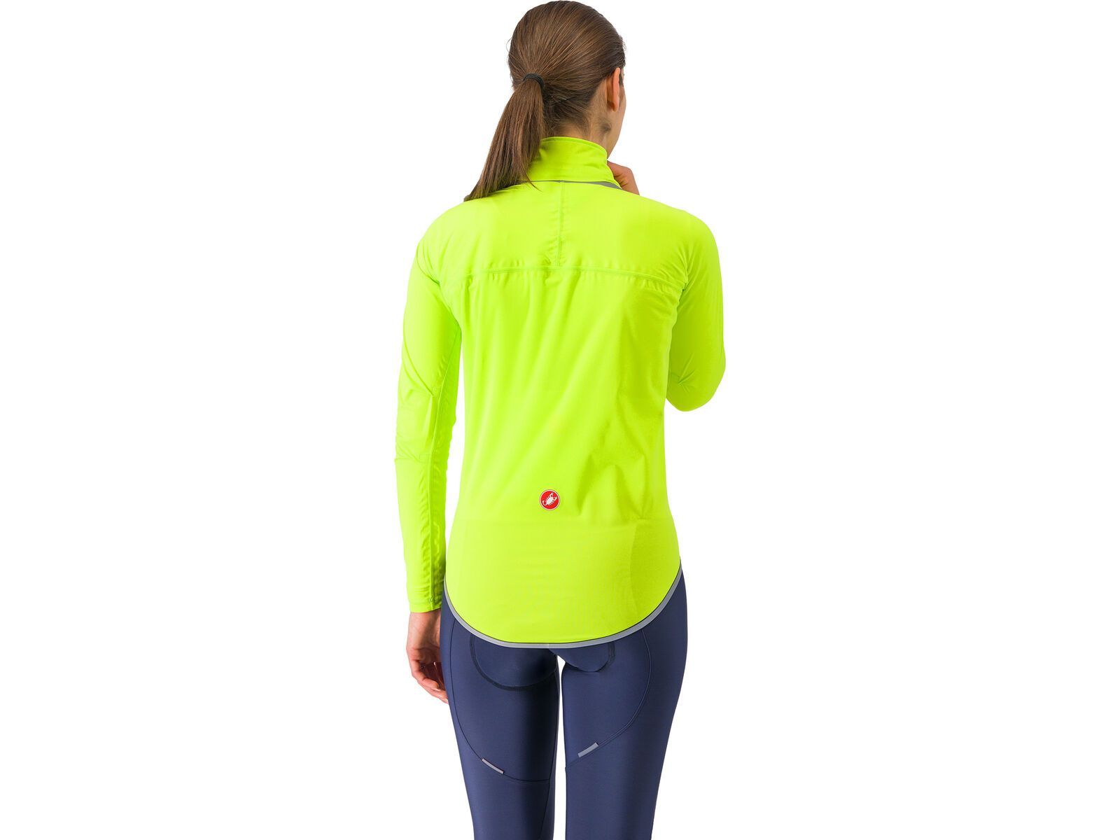Castelli Ultra W Rain Cape, electric lime/silver reflex | Bild 2