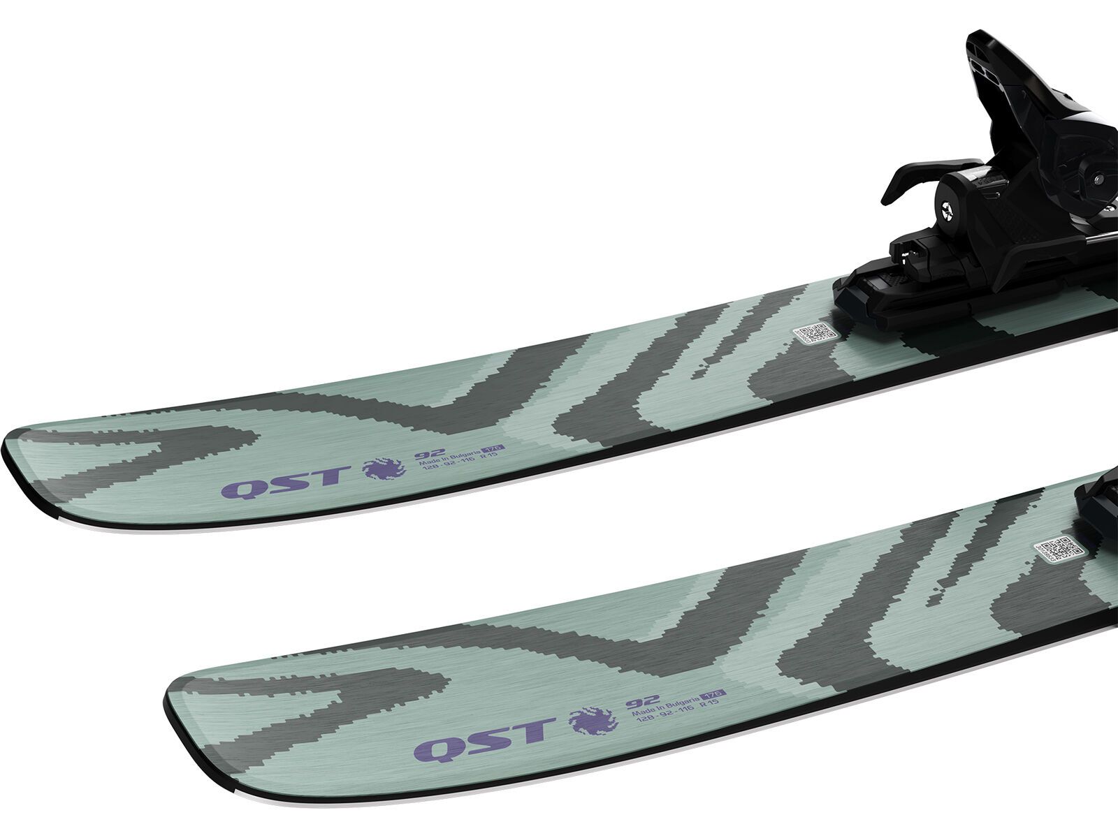 Salomon QST 92 + M11 GW L100, iceberg green/dark grey/ultra violet | Bild 7